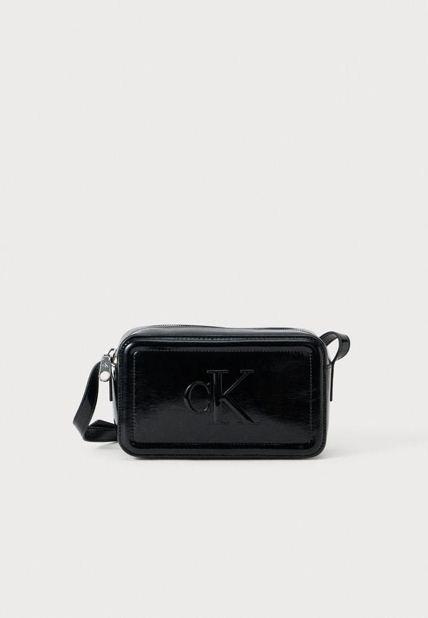 Calvin Klein BOLD CAMERA BAG - Cross body bag - black