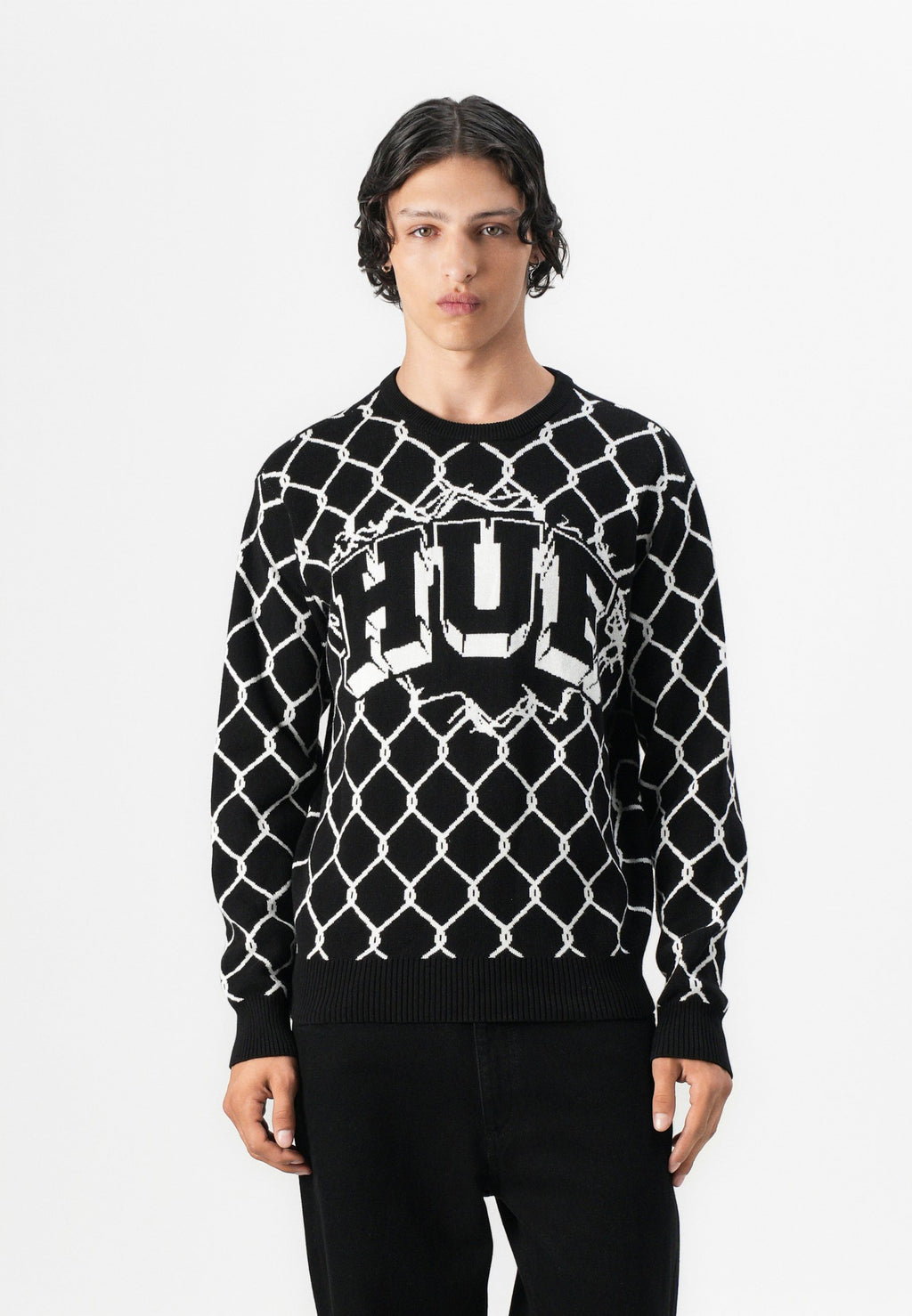 HUF BREAKTHROUGH CREW NECK SWEATER UNISEX