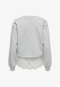 ONLY SWEATSHIRTS ONLMIMI SWEATSHIRT - Sweatshirt - light grey melange