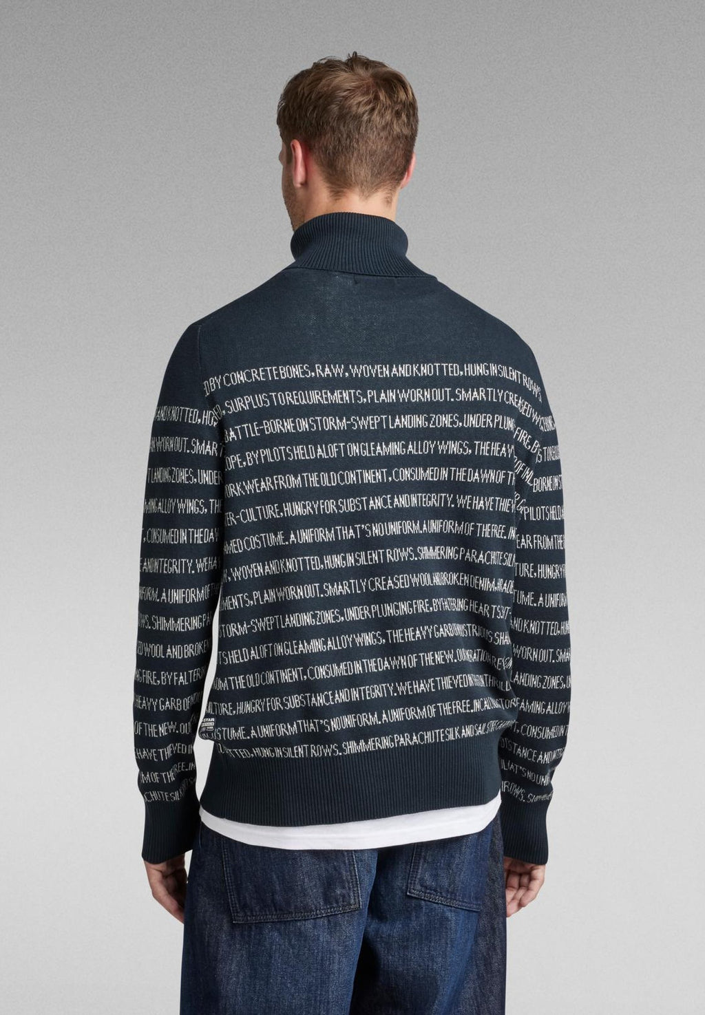 G-STAR JACQUARD STRIPE TURTLE