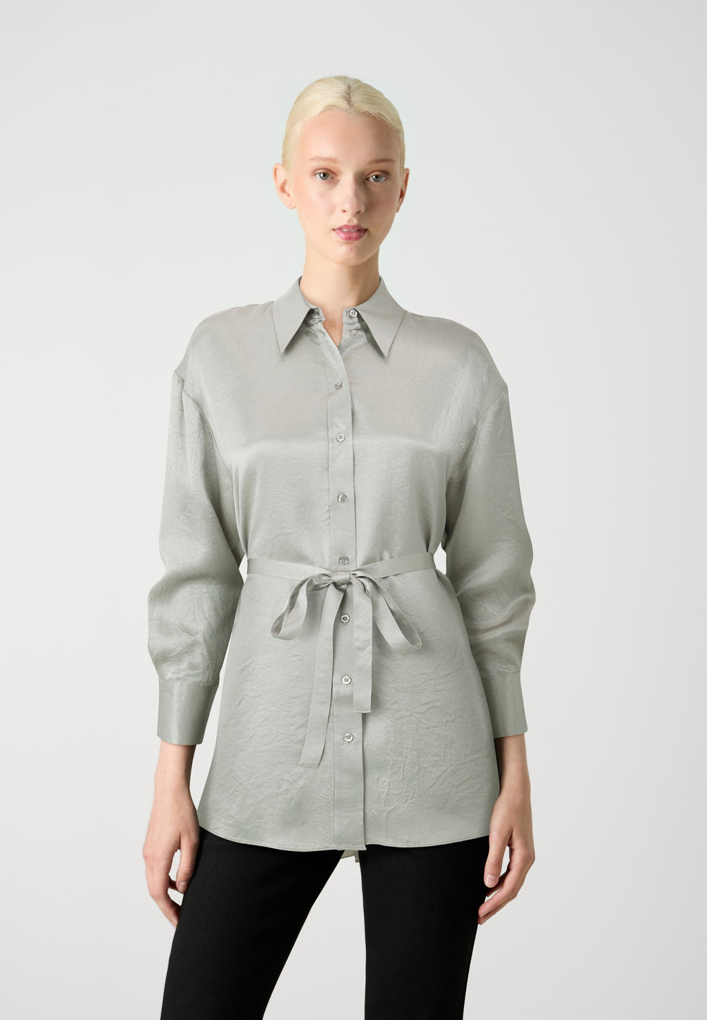 Selected Satin long sleeved