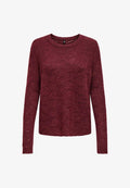 ONLY ONLLOLLI PULLOVER - Jumper - cabernet
