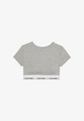 Calvin Klein Underwear T-SHIRT BRALETTE - Pyjama top - grey heather