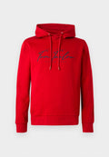 TOM TAILOR PRINTED HOODIE - Hoodie - coach red