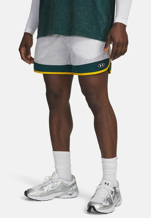 Under Armour ICON WOVEN TRACK - Sports shorts - white