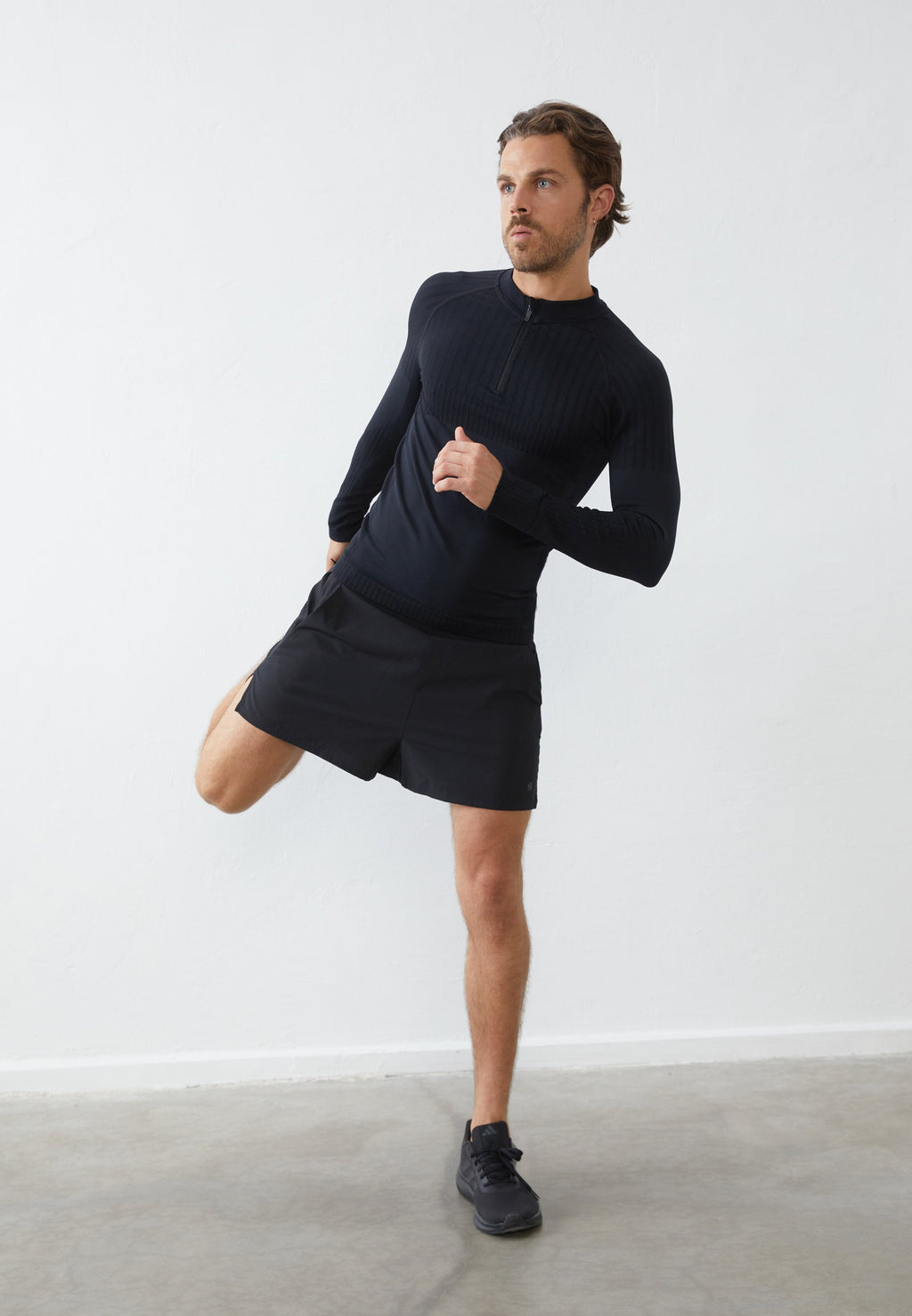 Pier One Sport LONG SLEEVE SEAMLESS TOP WITH 1/4 ZIP