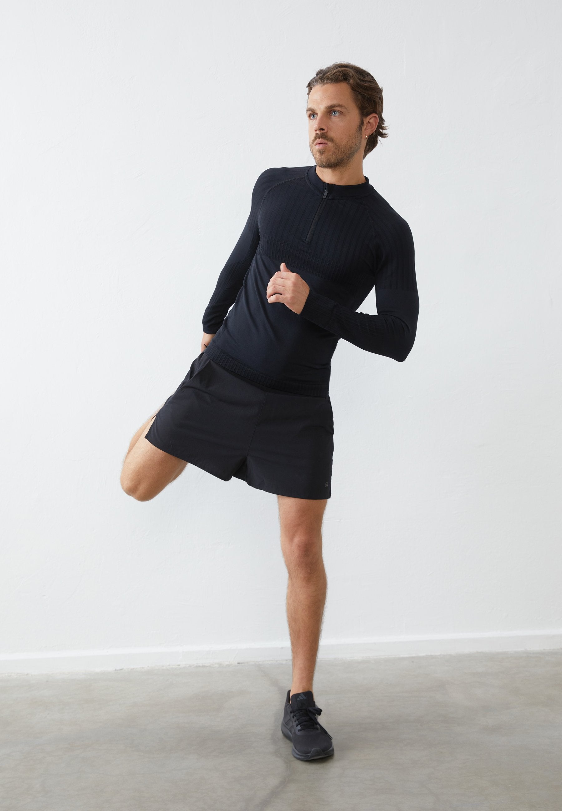Pier One Sport LONG SLEEVE SEAMLESS TOP WITH 1/4 ZIP