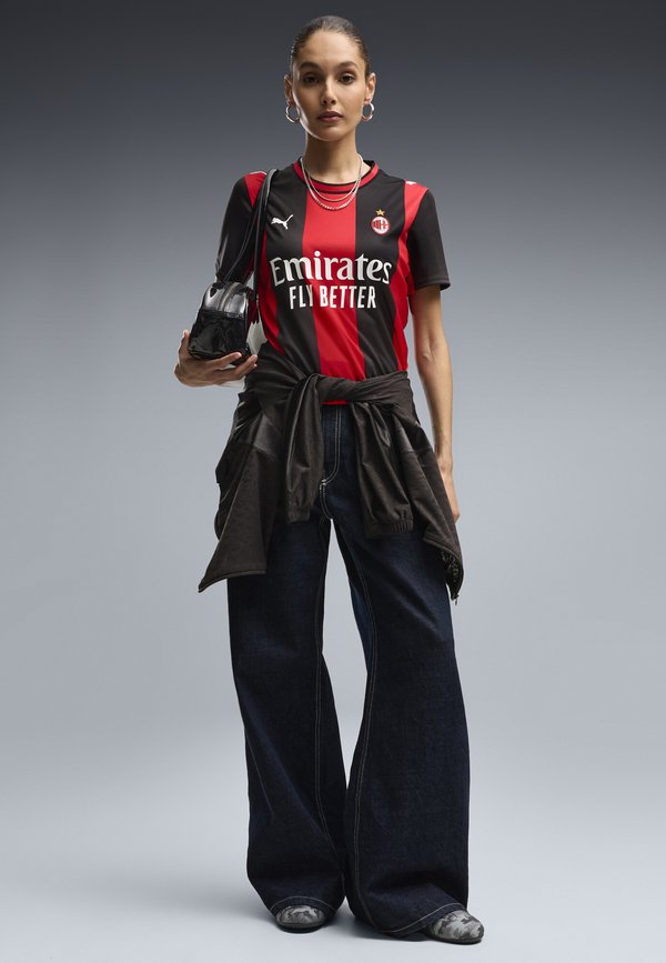 Puma AC MILAN 26/27 HEIMTRIKOT - Club wear - black-for all time red