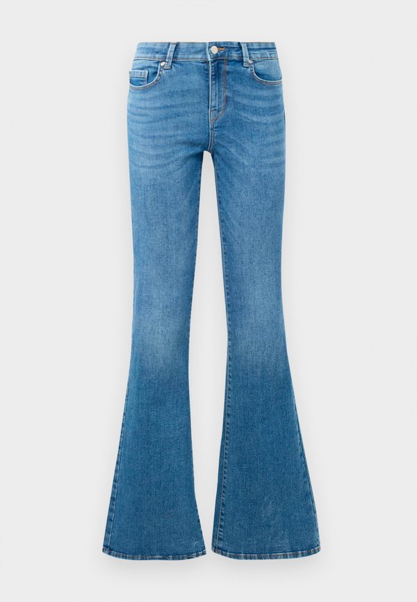 ONLY ONLLUSH RETRO - Flared Jeans - medium blue denim