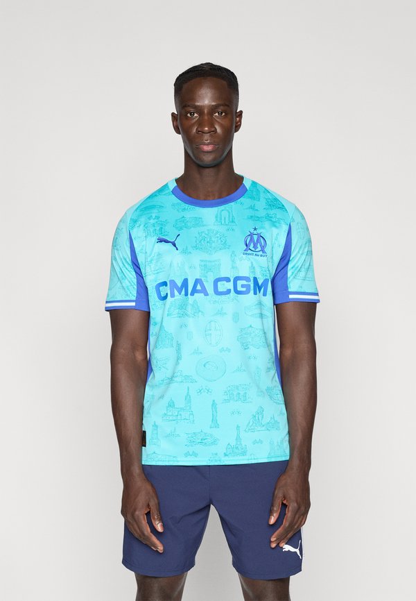 Puma OM SPECIAL EDITION REPLICA - Football jersey - team aqua/royal sapphire