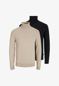 Jack & Jones JACK & JONES 2 PACK - Jumper - schwarz/beige