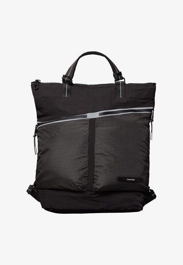 Calvin Klein UTILITY ZIP CONVERTIBLE  - Rucksack - black