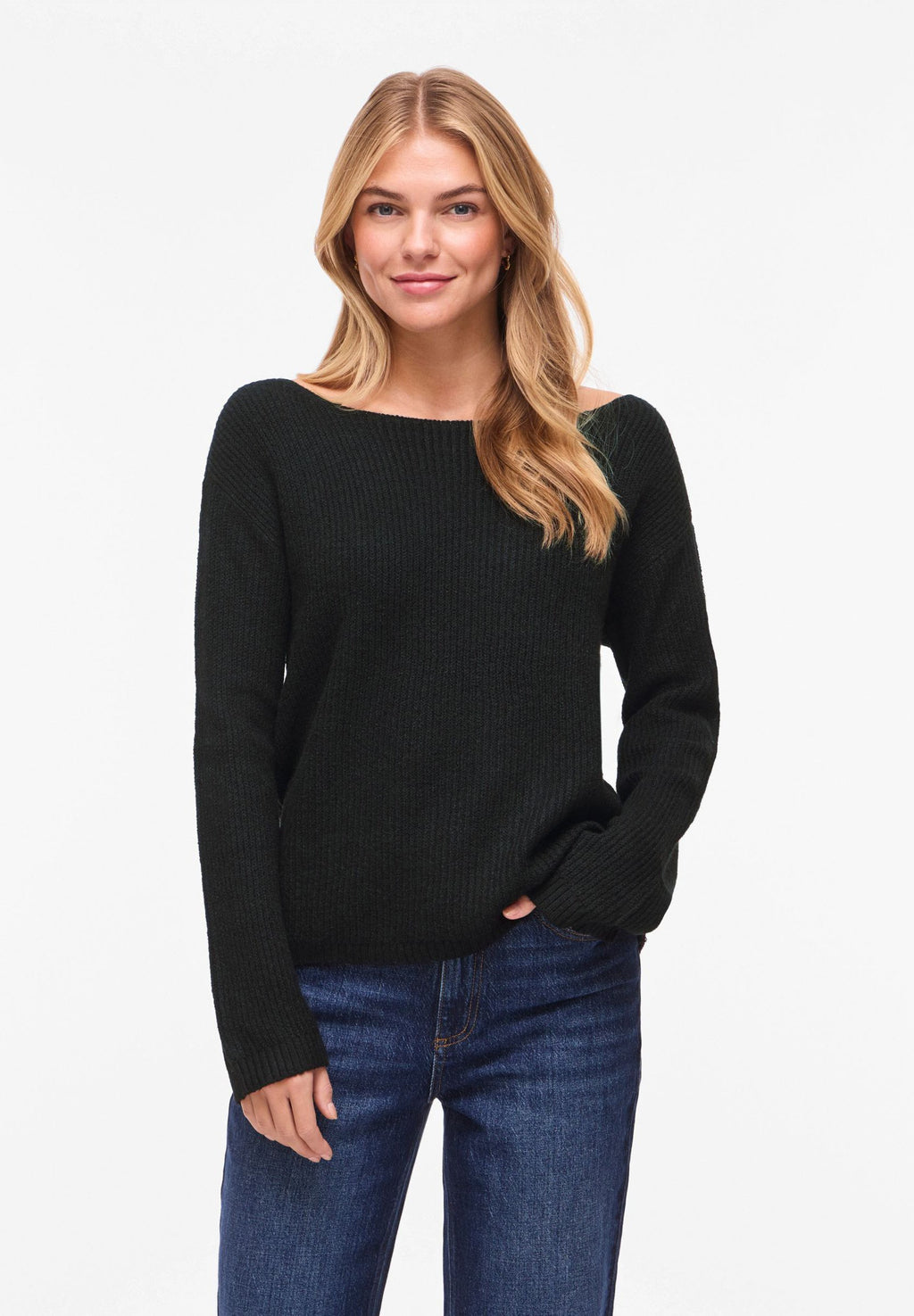 VILA Knitted VIVERIETY boatneck