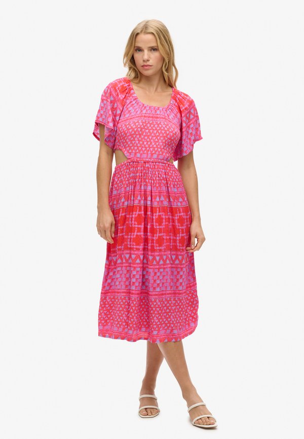 Superdry & Co PRINTED CUT OUT MIDI