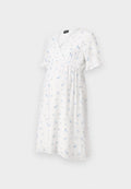 ONLY MATERNITY OLMROCCI CILA V NECK CALF DRESS