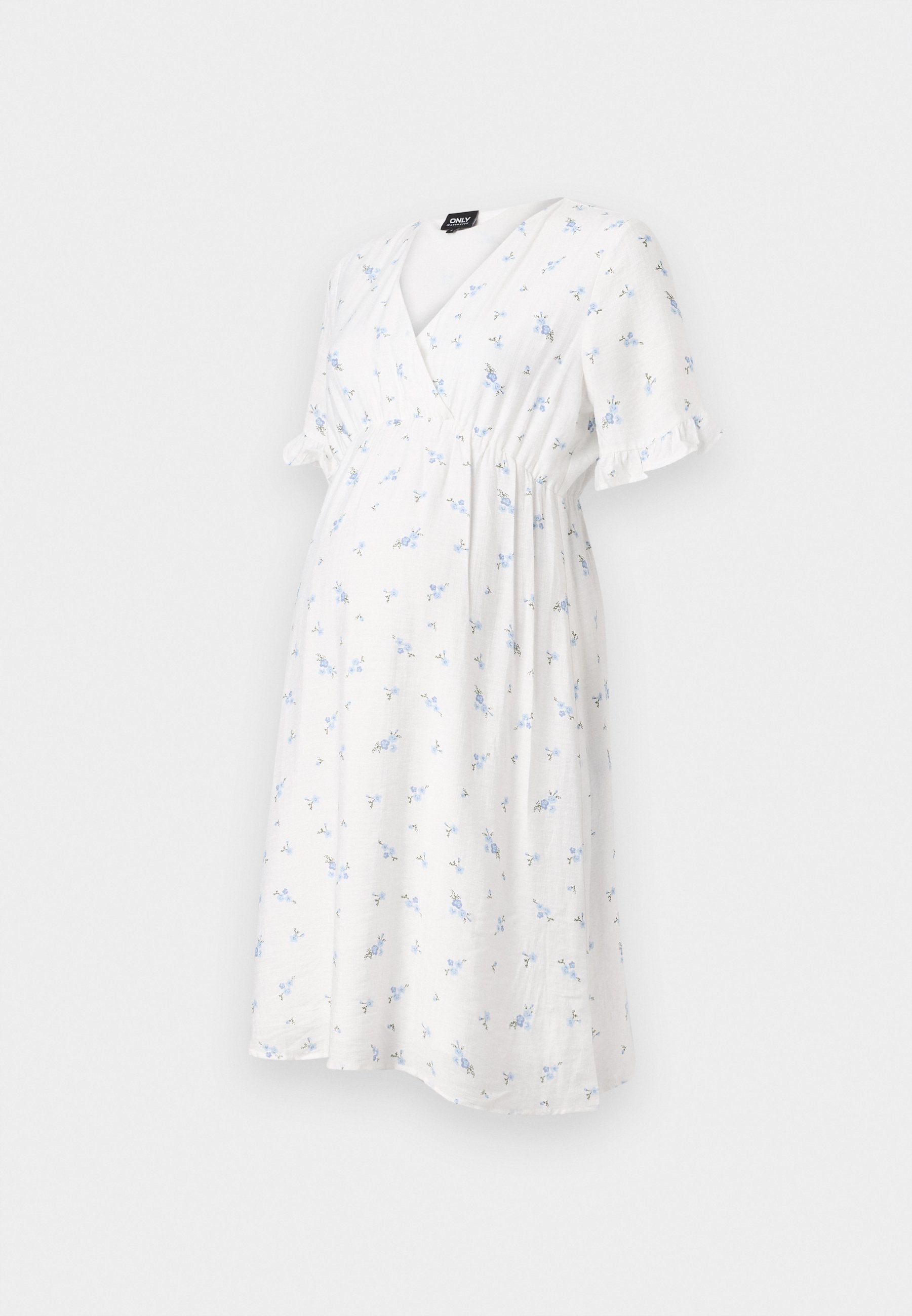 ONLY MATERNITY OLMROCCI CILA V NECK CALF DRESS