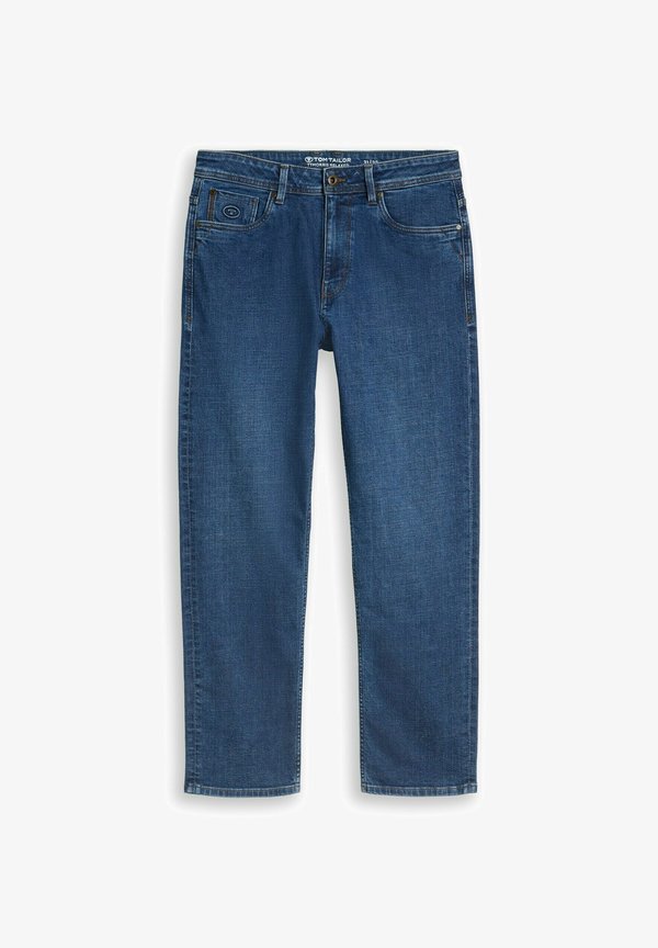 TOM TAILOR TTMORRIS RELAXED JEANS - Straight leg jeans - dark stone bright blue denim