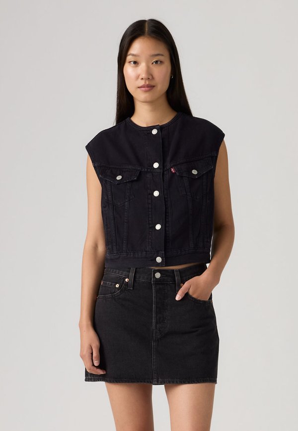 Levi's® COLLARLESS SHRUNKEN 90S - Waistcoat - none your business stone