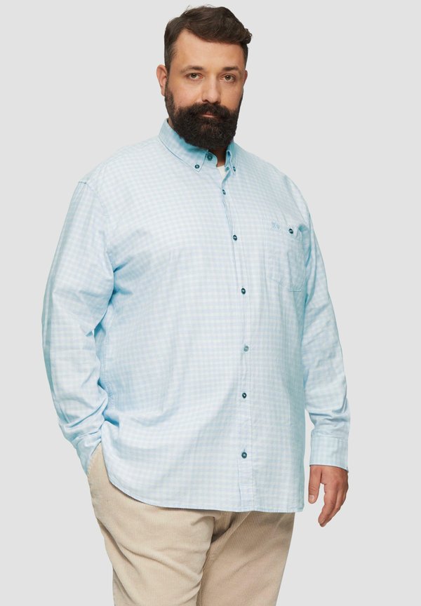 s.Oliver MIT BUTTON-DOWN KRAGEN - Shirt - hellblau