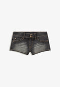 Bershka Denim shorts - black