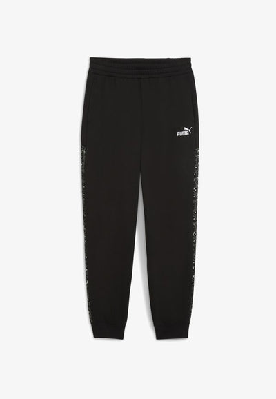 Puma GRAPHIC ANIMAL COMFORT HIGH-WAIST - Tracksuit bottoms - black