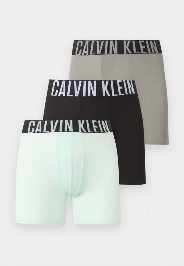 Calvin Klein Underwear INTENSE POWER 3 PACK - Boxer briefs - black/glacier mist/moon mist