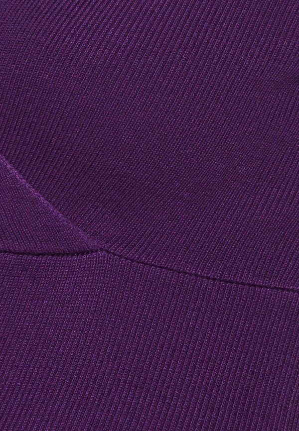 Anna Field MAMA V AUSSCHNITT MINI BODYCON RIPP STRICKKLEID