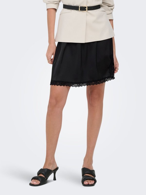 ONLY ONLMENUS Short - A-line skirt - black