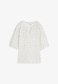TOM TAILOR TOM TAILOR T-SHIRT T-SHIRT MIT PUNKTEMUSTER - Blouse - white small dot design