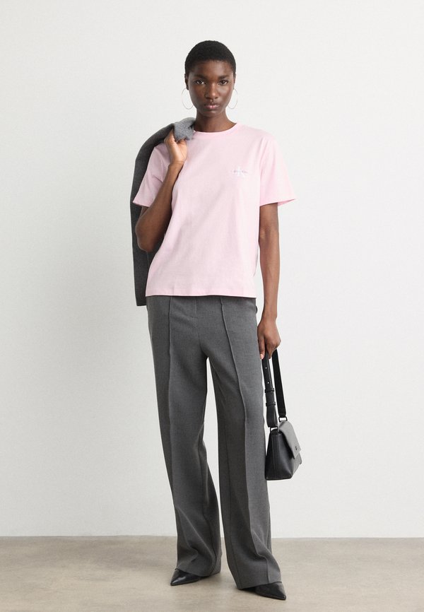 Calvin Klein Jeans MONOLOGO TEE 2 PACK - Basic T-shirt - pink / white