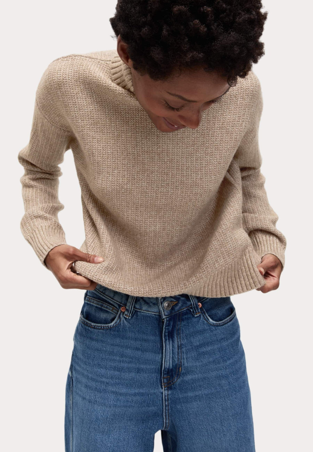 Marks & Spencer CLOUD YARN TEXTURED ROLL NECK