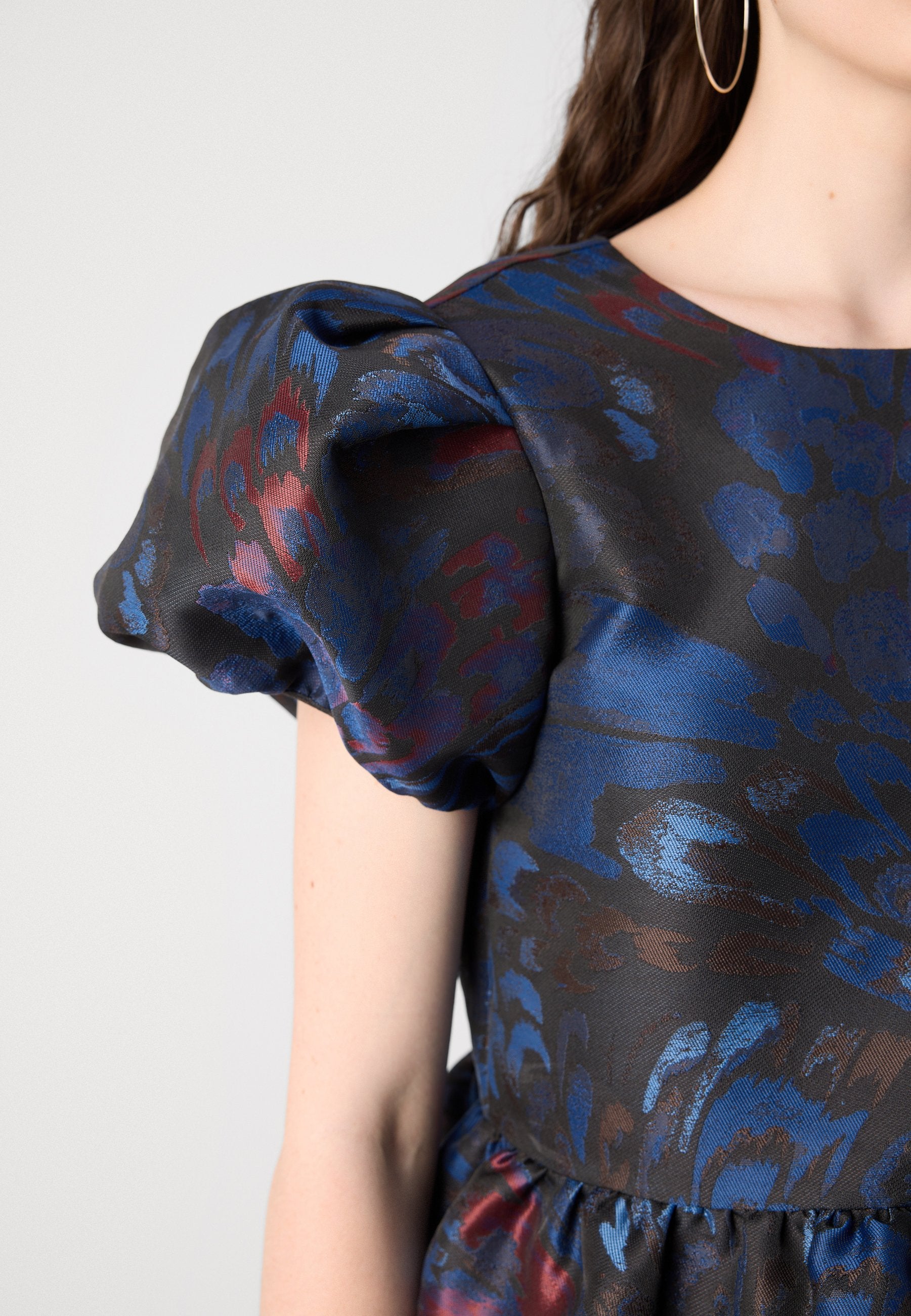 Scotch & Soda CAP SLEEVE WITH PEPLUM
