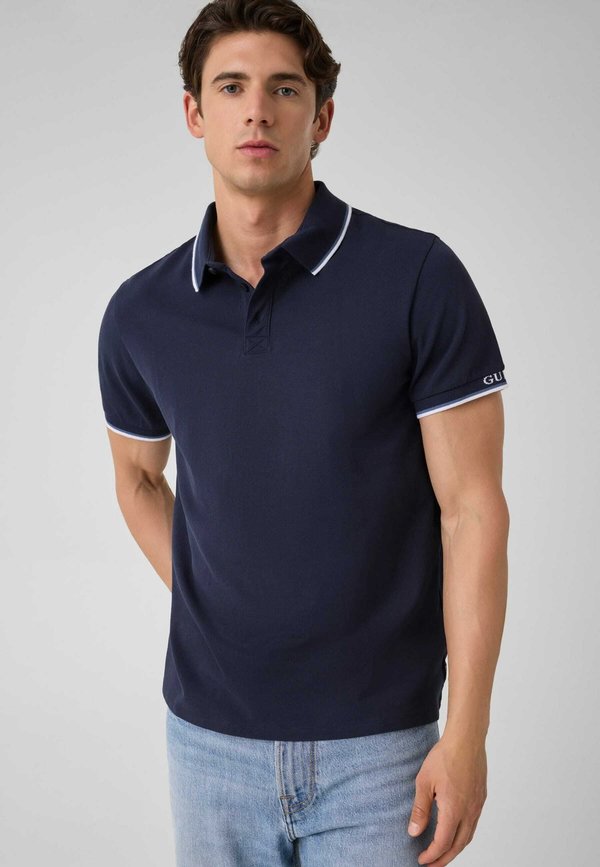 Guess PIQUÉ-POLOSHIRT - Polo shirt - dunkelblau