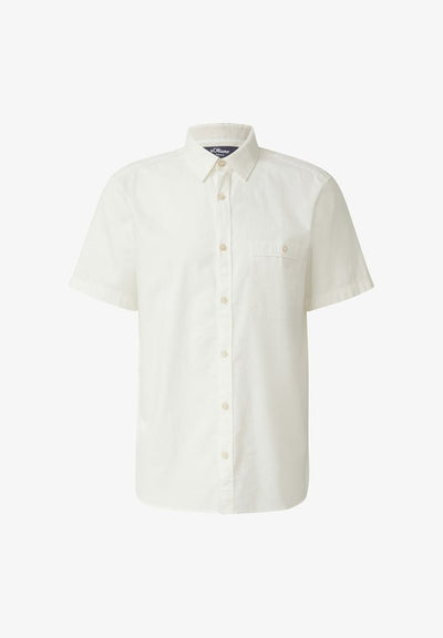 s.Oliver HEMD - Shirt - weiß