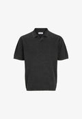 Jack & Jones Knitted Plain Knitted - Polo shirt - caviar