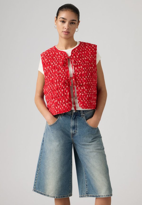 Levi's® RUE LINER VEST - Waistcoat - angela daisy urban red