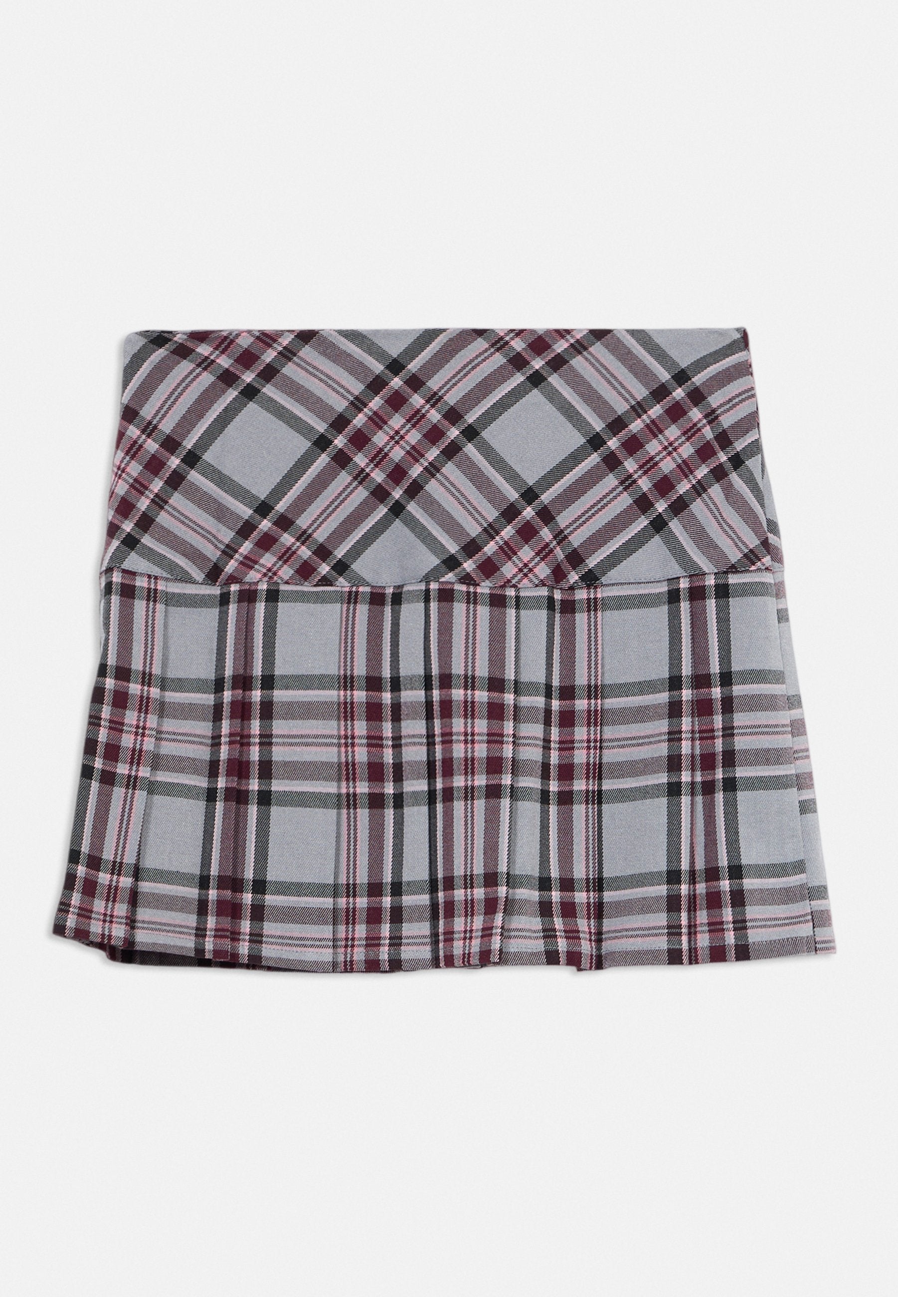 Lindex SKIRT PLEATED WITH CHECK AND BOWS
