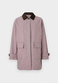 WATER REPELLENT CHECK OVERSIZED 2-IN-1 COAT Media 1