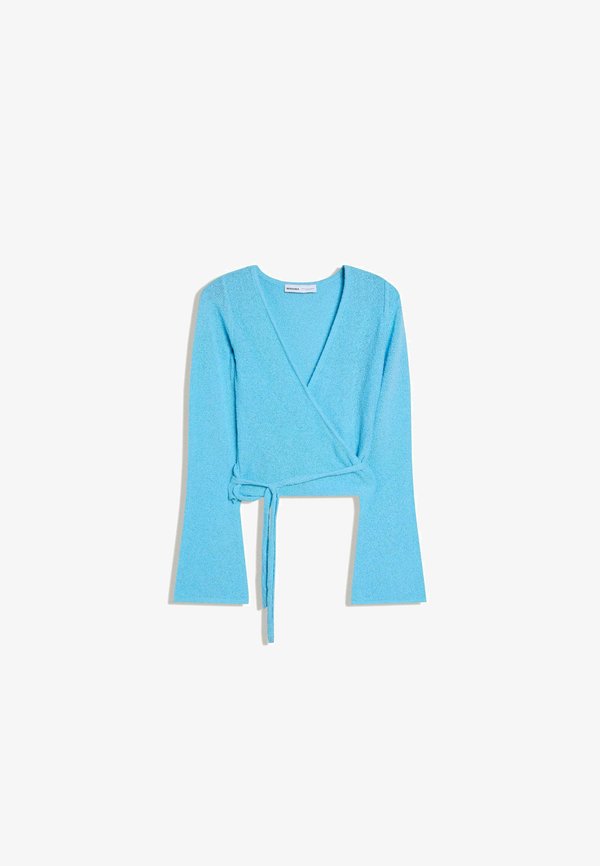 Bershka JACKET - Cardigan - blue
