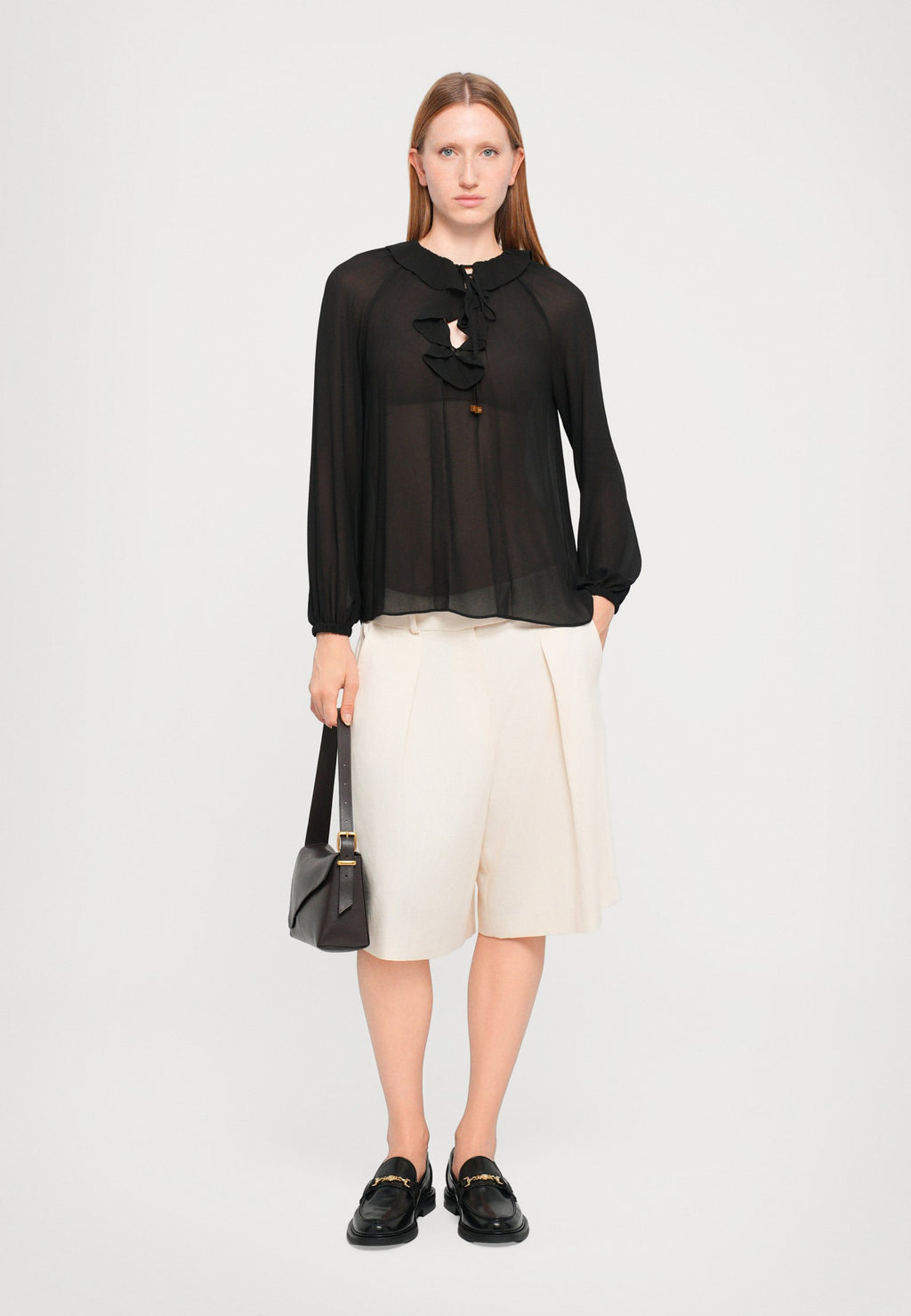 MICHAEL Michael Kors RUFFLE NECK