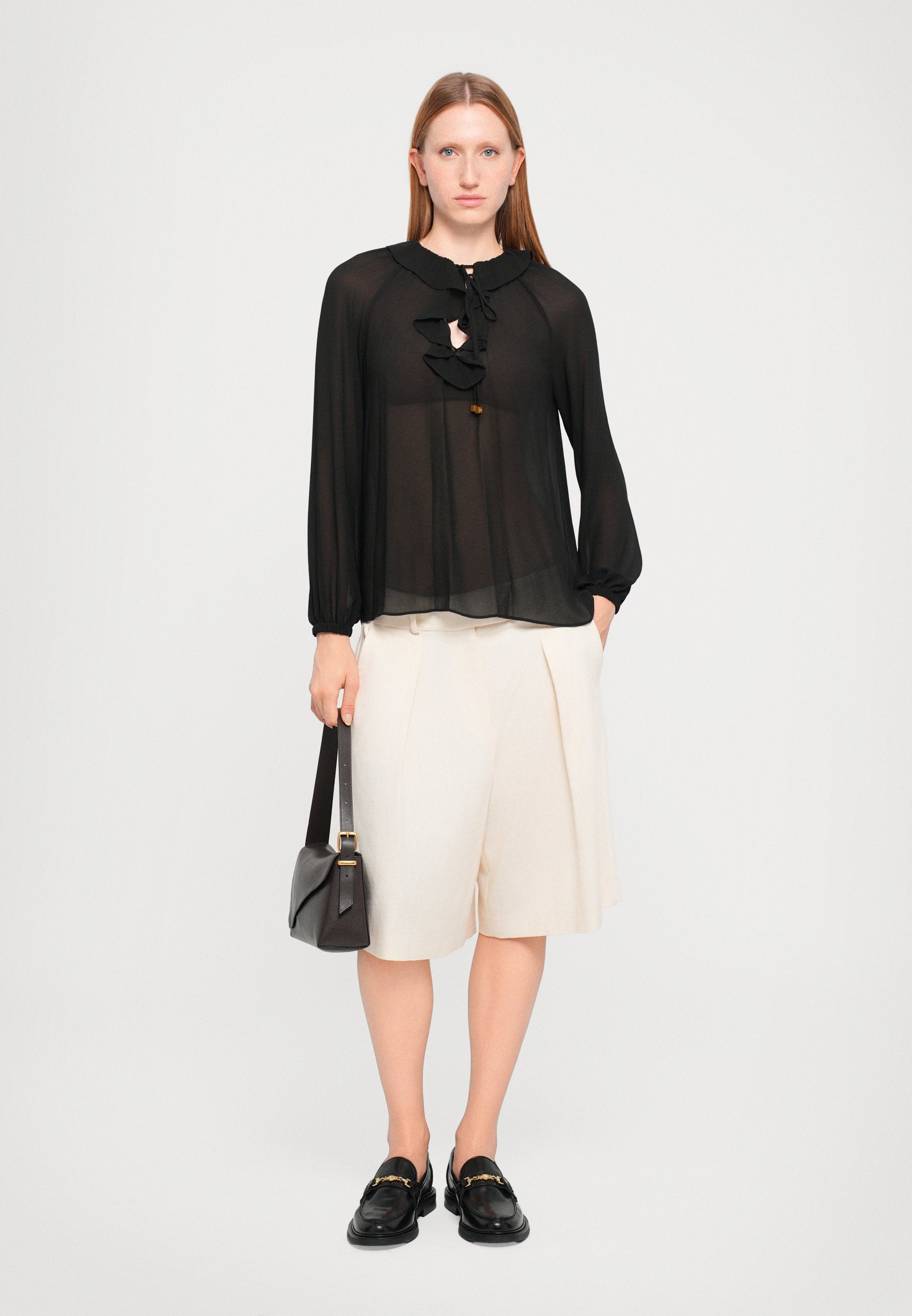 MICHAEL Michael Kors RUFFLE NECK