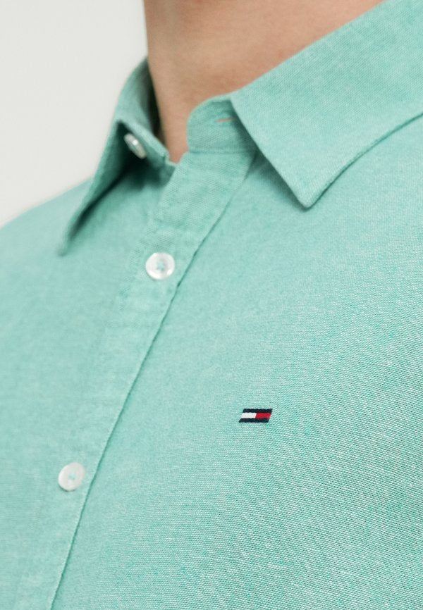 Tommy Jeans REGULAR FIT LINEN BLEND SHIRT