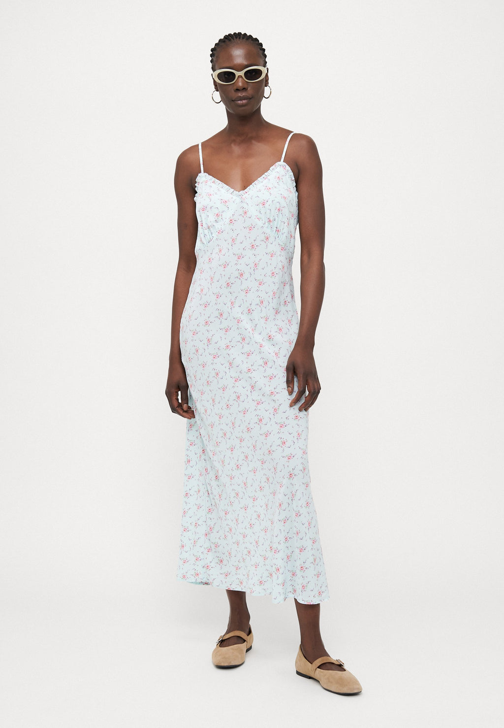 Gap Tall RUFFLE TRIM SLIP DRESS