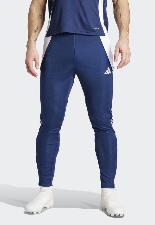 adidas Performance TIRO24 TRAINING PANT SLIM - Leggings - team navy blue white