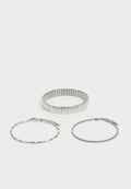 Calvin Klein STACKED 3 PACK - Bracelet - silver-coloured
