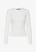 Vero Moda VMCHLOE SHORT TOP  - Long sleeved top - snow white