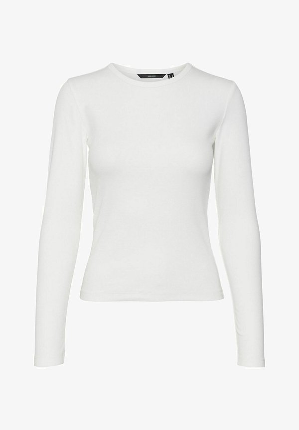 Vero Moda VMCHLOE SHORT TOP  - Long sleeved top - snow white