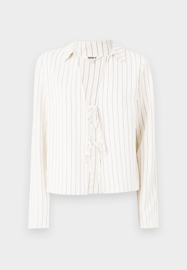 ONLY ONLMETTE PINSTRIPE TIE SHIRT