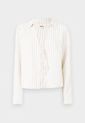 ONLY ONLMETTE PINSTRIPE TIE SHIRT