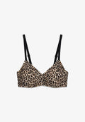 Guess BRALETTE-BH MIT ANIMAL-PRINT - Triangle bra - animalprint braun